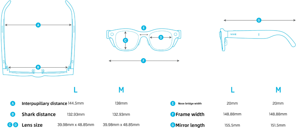 PRE-ORDER HTC Vive Eagle AI Smart Glasses Limited Quantity Brand New