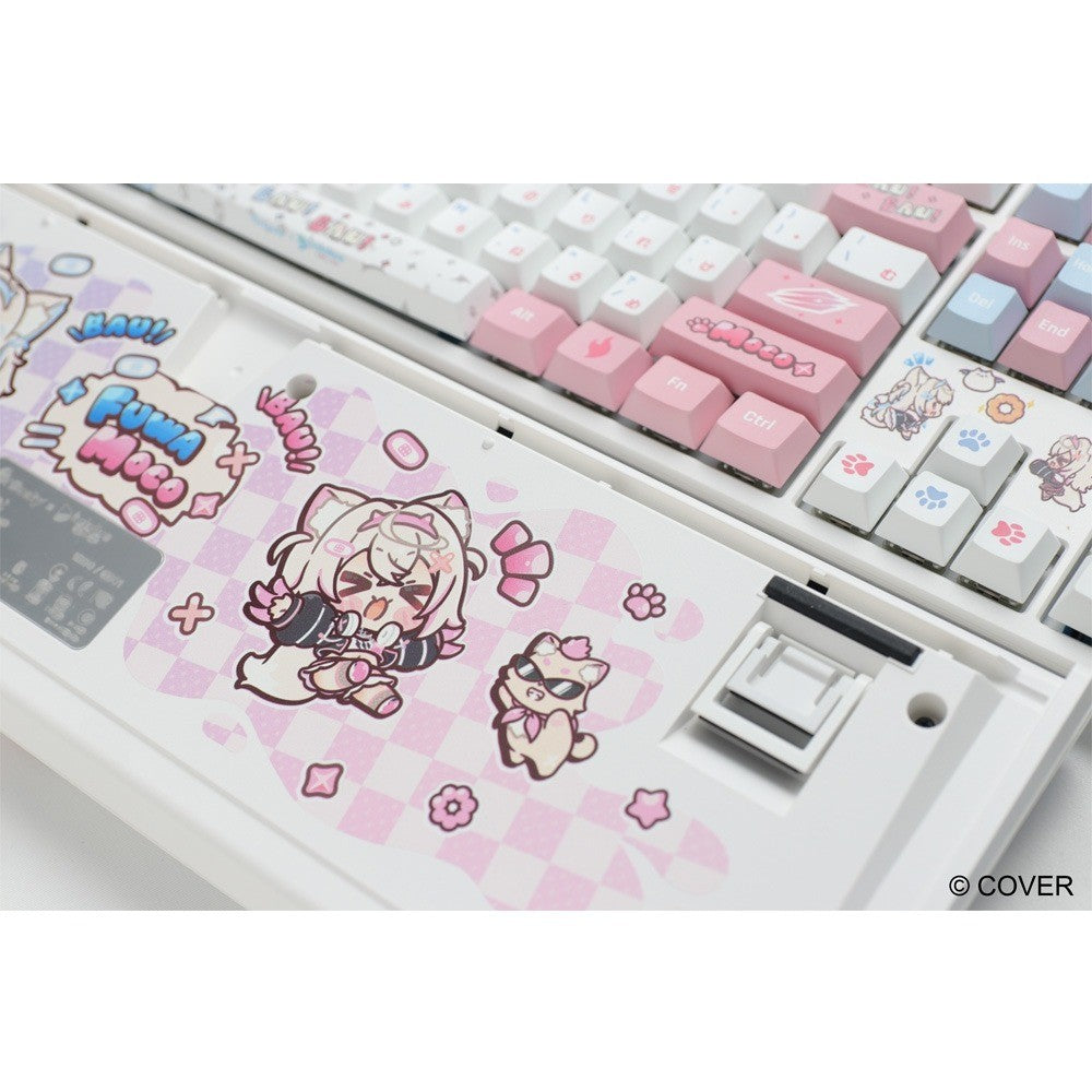Gift Idea Ducky x hololive Fuwamoco Limited Edition One 2 RGB Keyboard Mat Set