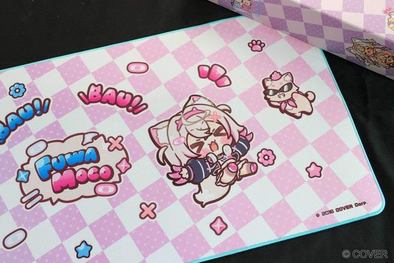 Gift Idea Ducky x hololive Fuwamoco Limited Edition One 2 RGB Keyboard Mat Set