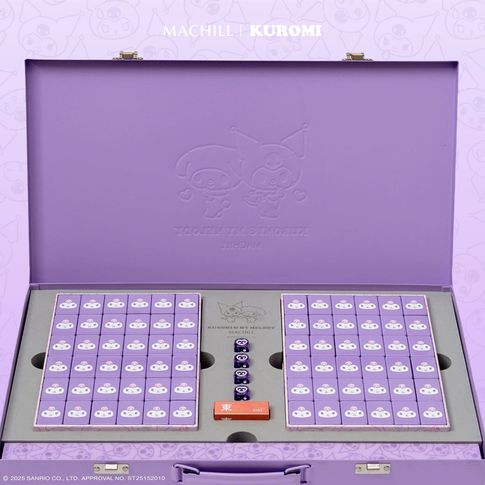 Gift Idea 2025 Sanrio Kuromi Mahjong Set Red Limited Edition