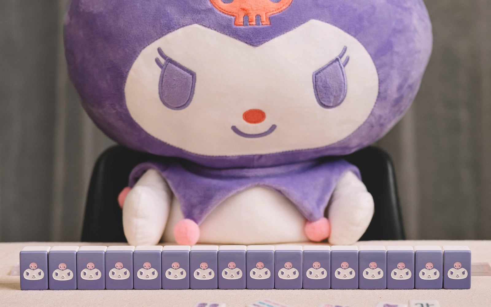 Gift Idea 2025 Sanrio Kuromi Mahjong Set Red Limited Edition