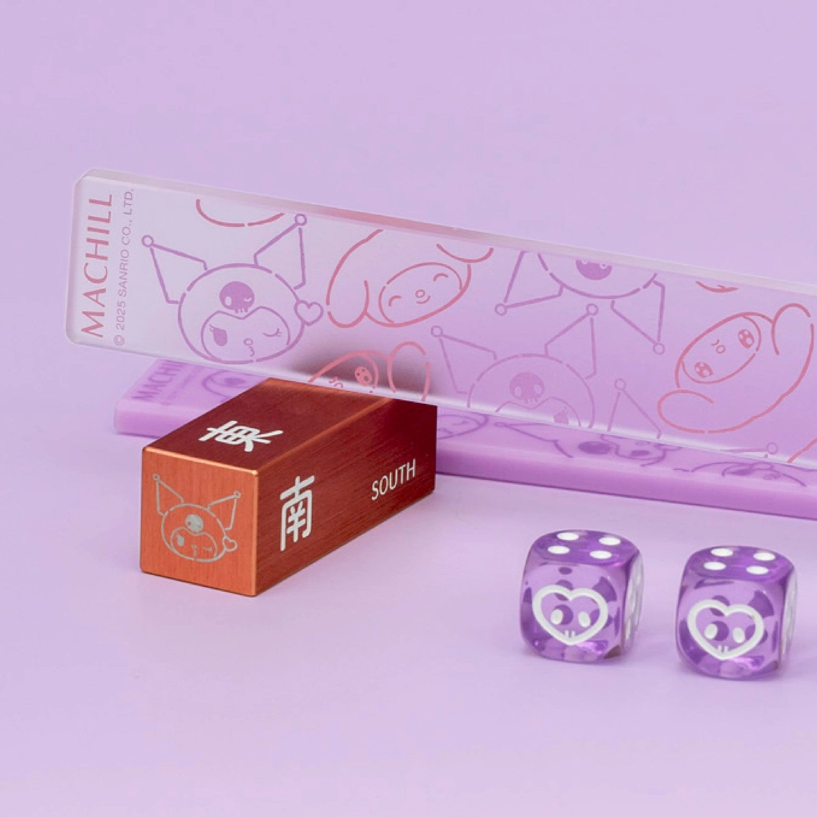 Gift Idea 2025 Sanrio Kuromi Mahjong Set Red Limited Edition