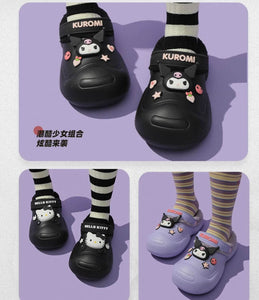 Stay Cozy Fleece-lined Sanrio Clogs My Melody Kuromi Cinnamoroll US Size 6 / 7 Great for Indoor and Outdoor Use Gift Idea
