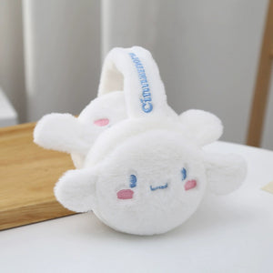 Sanrio Original Melody Kuromi Pochacco Cinnamoroll Embroidery Earmuffs Headphones Headband Winter Ear Protection Ear Warmer