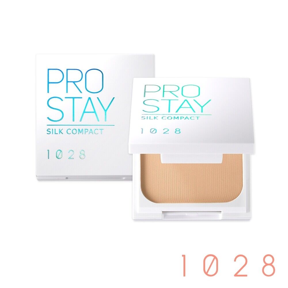 1028 VISUAL THERAPY Pro Stay Silk Compact Pressed Powder Foundation 9g NEW