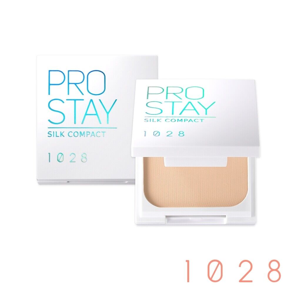 1028 VISUAL THERAPY Pro Stay Silk Compact Pressed Powder Foundation 9g NEW