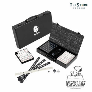 Snoopy Crystal Mahjong Set – 144 Acrylic Tiles for Magnetic Tables
