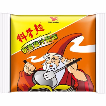 Taiwan Snack Science Noodle Snack - Original / Chive Chicken Sauce 科學麵 統一科學麵 原味 香蔥雞汁風味 單包40g 即食麵 美味零食 休閒零嘴 Q爸購物