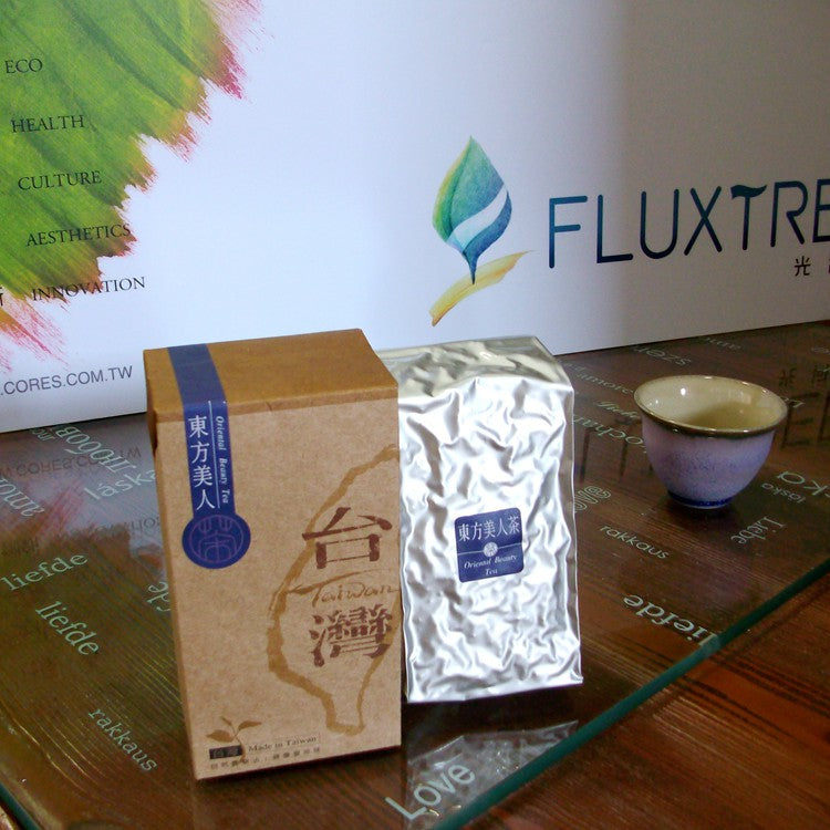 FLUXTREE Oriental Beauty Tea 3.5 Oz 光河樹 東方美人茶 (白毫烏龍茶)，10年老東方美人烏龍茶 100g