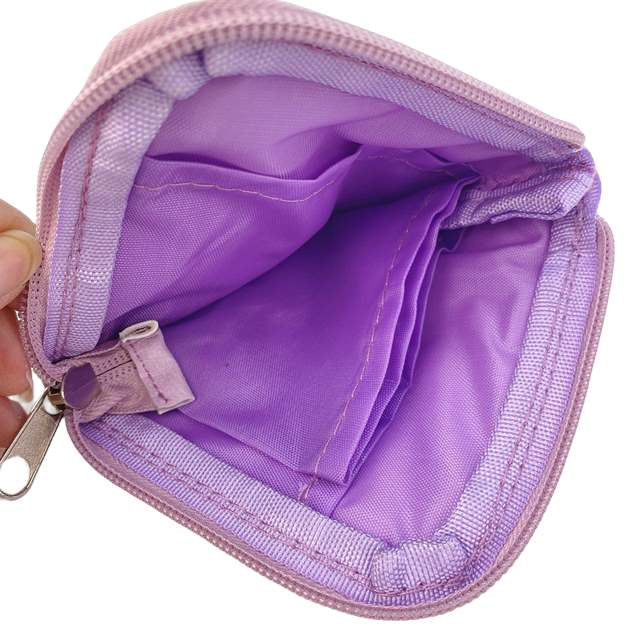 Kuromi Sync Leather Square Coin Purse with Lock (Purple Big Head) - Buy Taiwan Online