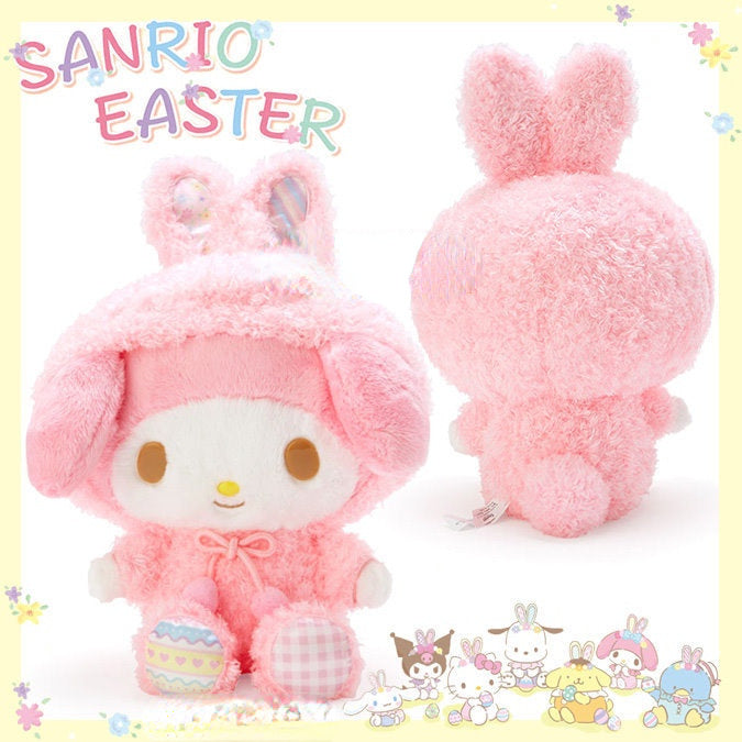 Sanrio Characters Easter Bunny Rabbit Plush Doll Hello Kitty My Melody Pompom Purin Ciannamoroll Kuromi 2022 Japan - Buy Taiwan Online