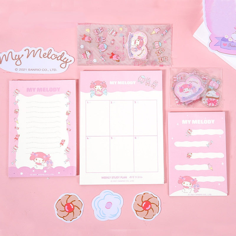 Sanrio Hello Kitty My Melody Cinnamoroll Pompom Purin Planner Set-Up Inserts Variety Set Notebook Journal Book Ship by Random - Buy Taiwan Online