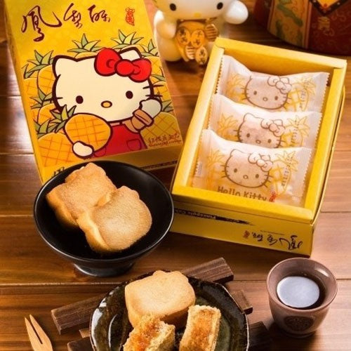 Hello Kitty D-Cut Pineapple Cakes 3PCS / 8PCS / 12 PCS Gift Set Hello Kitty 造型鳳梨酥禮盒