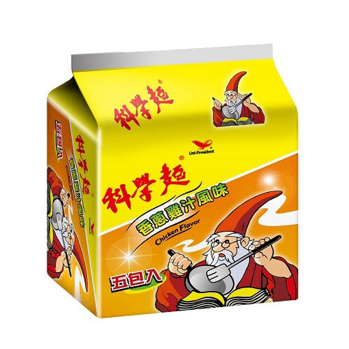 Taiwan Snack Science Noodle Snack - Original / Chive Chicken Sauce 科學麵 統一科學麵 原味 香蔥雞汁風味 單包40g 即食麵 美味零食 休閒零嘴 Q爸購物