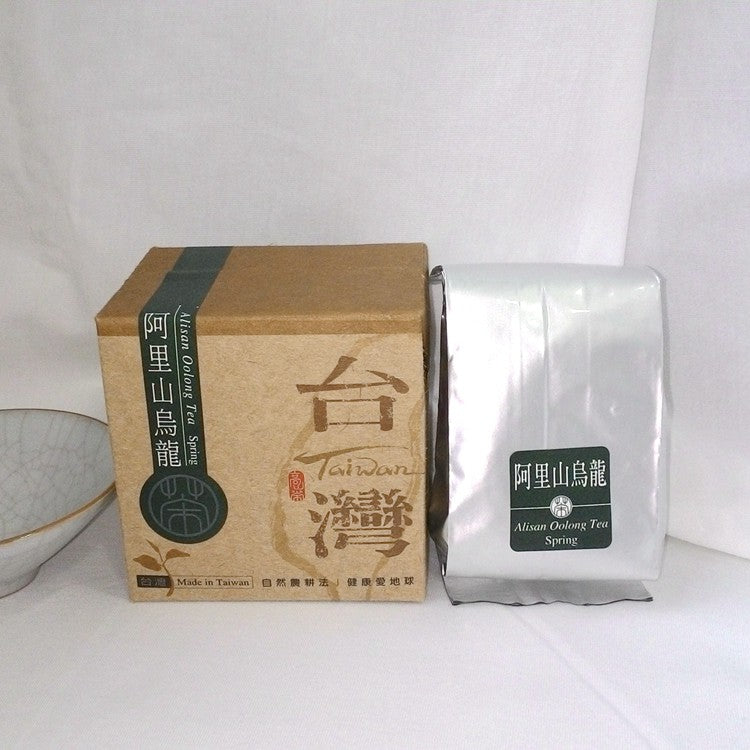 FLUXTREE  Alishan Oolong Tea 2.65 Oz 光河樹 阿里山烏龍茶 (高山茶)，10年老阿里山烏龍茶 75g