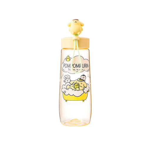 Sanrio Cinnamoroll Kuromi Pompom Purin Sports Water Bottle Handy