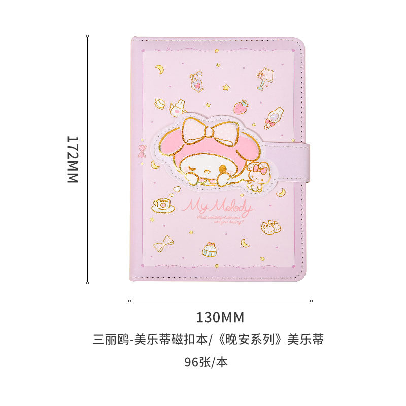 Sanrio Non-Dated Planner w/ PVC Cover Journal Book PU Case w/ Magnetic Buckle Book A5 - Buy Taiwan Online