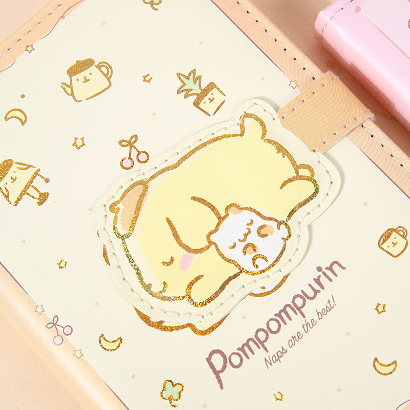 Sanrio Non-Dated Planner w/ PVC Cover Journal Book PU Case w/ Magnetic Buckle Book A5