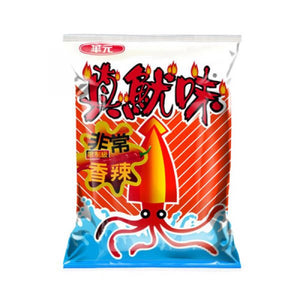 Taiwanese Spicy Cuttlefish Crackers, 2.1Oz./ 7Oz (55g.200g)  華元 真魷味 55g / 200g 超值包 - Buy Taiwan Online