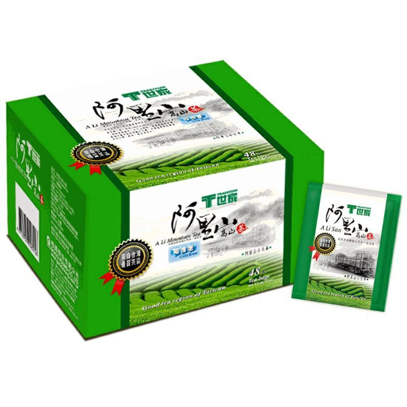 TRADITION Original Tea Bag Series 48 Tea Bags x 0.1 oz (2 g) Alishan Mountain Tea T世家 台灣優質茶區 阿里山高山茶包 2g x 48包 96g / 盒