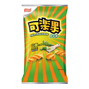 Ko-La-Kou Pea Crackers -- Original / Spicy / Classic / Basil / Wasabi / Seaweed / Himalayan-black-salt- 240G / 400G 8.5Oz 14Oz 原味/酷辣/古早味/九層塔/芥末/海苔/鹽味 - Buy Taiwan Online