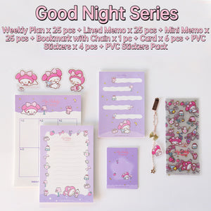 Adorable Sanrio Sticky Note Set – Hello Kitty, Cinnamoroll & My Melody Folding Memo Pads