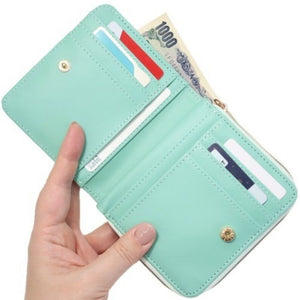 Japanese Women's Wallet: Purse and Case for Cards and ID 