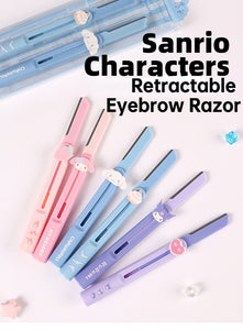 MINISO X Sanrio Cinnamoroll Kuromi My Melody Retractable Eyebrow Razor 2PC Pack Portable