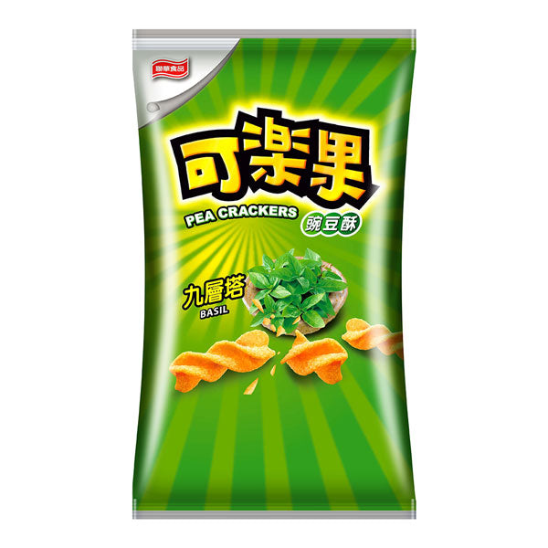 Ko-La-Kou Pea Crackers -- Original / Spicy / Classic / Basil / Wasabi / Seaweed / Himalayan-black-salt- 240G / 400G 8.5Oz 14Oz 原味/酷辣/古早味/九層塔/芥末/海苔/鹽味 - Buy Taiwan Online