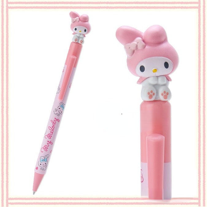 Sanrio Retractable Gel Pens With Clip Featuring Dessert Hello Kitty Kuromi  My Melody Cinnamoroll Pochacco Pompompurin