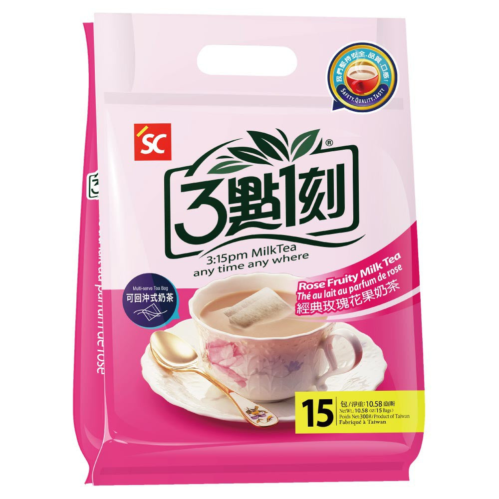 3:15 PM Milk Tea World Style Classic Series 10.6 oz. 15pcs/bag  三點一刻 世界風情 經典 原味 奶茶系列 (15入/袋) 300g - Buy Taiwan Online