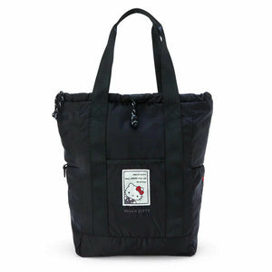 hello kitty travel tote bag Sanrio Hello Kitty 2WAY Tote Bag Backpack Travel Bag Japan Black Label – Buy Taiwan Online